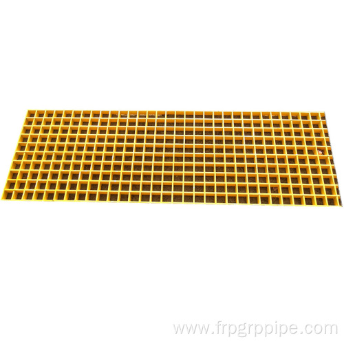 38x38mm Molded Anti-slip fiberglass frp grating for walking